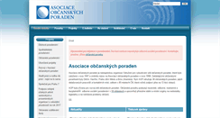 Desktop Screenshot of obcanskeporadny.cz